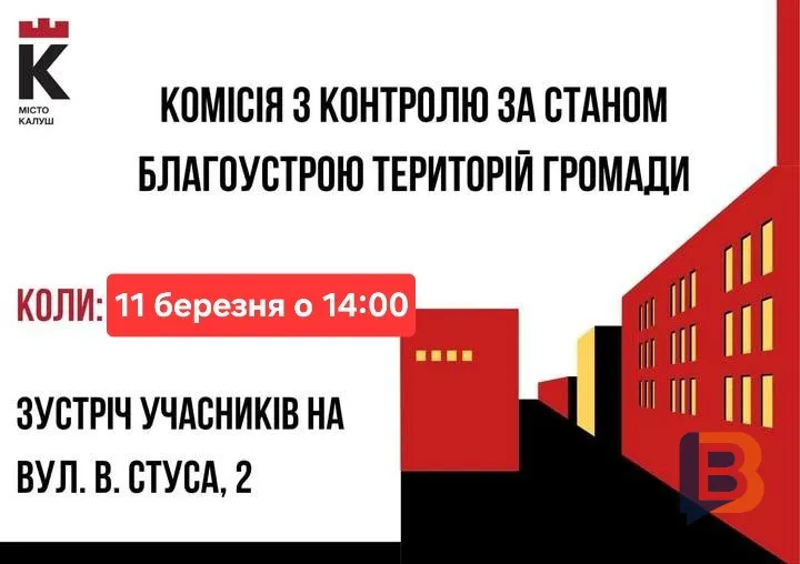 Калуська комісія перевірить благоустрій вулиць Стуса, Молодіжної, Литвина